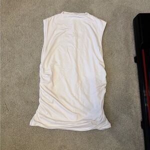 The A&F Paloma Maternity Top - white sleeveless top